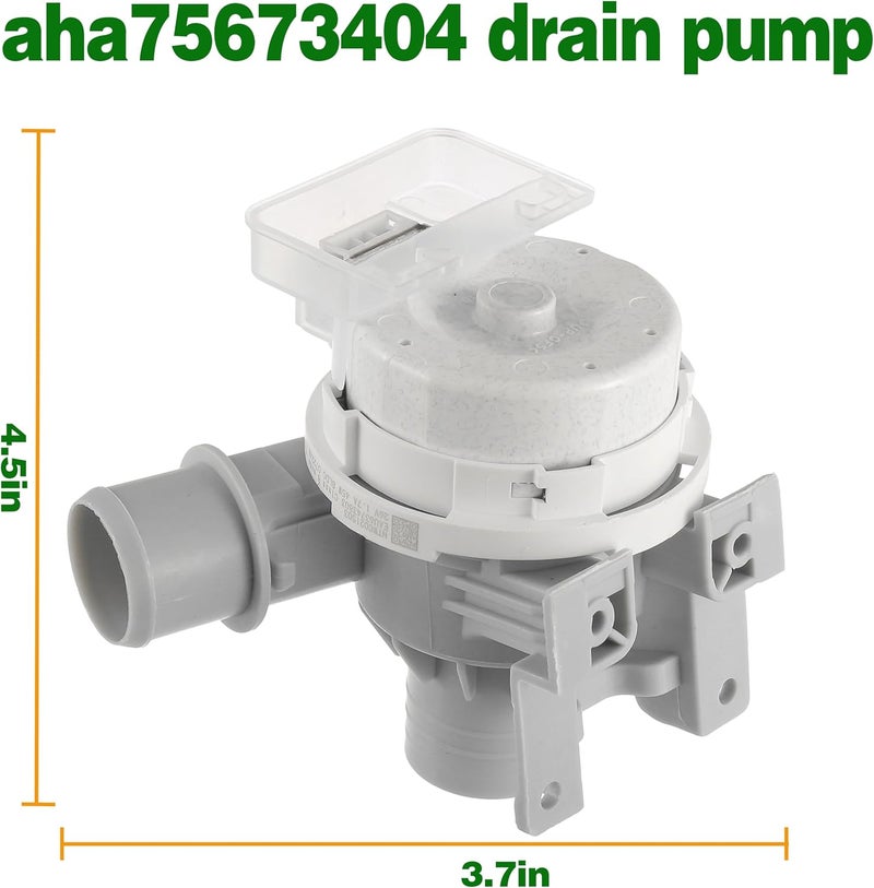 BOSHCHEN Upgraded AHA75673404 AHA75673402 Washer Drain Pump Assembly for LG Washing Machine Drain Pump Replace AP6978814 PS12748410 WT7405CW WT7250CW WT7405CW 2 Year Guarantee - Image 2